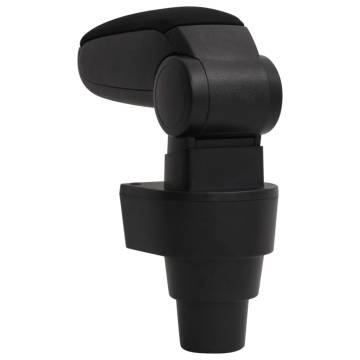 Car Armrest Black - Adjustable Storage Solution for KIA RIO