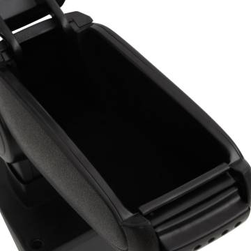 Car Armrest Black - Adjustable Storage Solution for KIA RIO