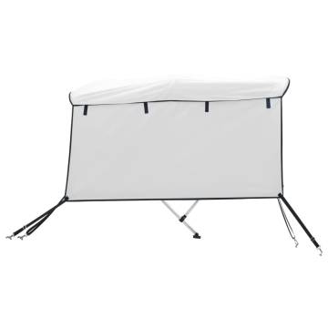 3-Bow Bimini Top with Sidewalls - UV & Water Resistant (183 cm)