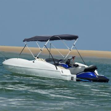 3-Bow Bimini Top with Sidewalls - UV & Water Resistant