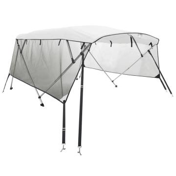 3-Bow Bimini Top with Mesh Sidewalls - Durable & UV Resistant