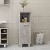 Stylish Bathroom Cabinet in Concrete Grey - 30x30x95 cm