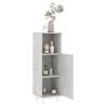 Stylish Bathroom Cabinet in Concrete Grey - 30x30x95 cm