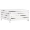 3 Piece Garden Sofa Set - White Solid Pine Wood