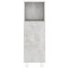 Stylish Bathroom Cabinet in Concrete Grey - 30x30x95 cm