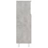 Stylish Bathroom Cabinet in Concrete Grey - 30x30x95 cm