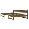 2 Piece Garden Lounge Set - Honey Brown Solid Pine Wood