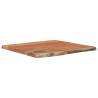 Solid Wood Acacia Table Top 60x60 cm - Live Edge Design