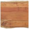 Solid Wood Acacia Table Top 60x60 cm - Live Edge Design