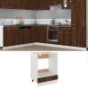 Oven Cabinet Brown Oak 60x46x81.5 cm Engineered Wood Colour brown oak Quantity in Package 1 Model oven cabinet Number of 