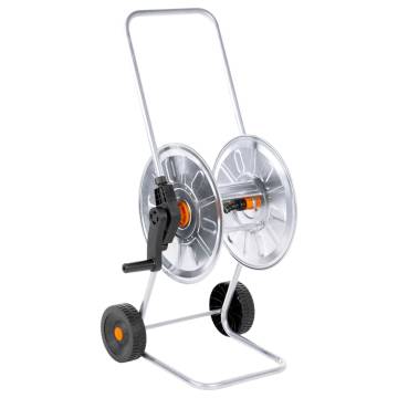 Hose Reel Cart for 50m 1/2" or 35m 3/4" Hose - Durable & Compact