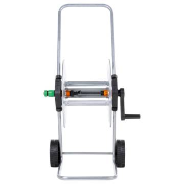 Hose Reel Cart for 50m 1/2" or 35m 3/4" Hose - Durable & Compact