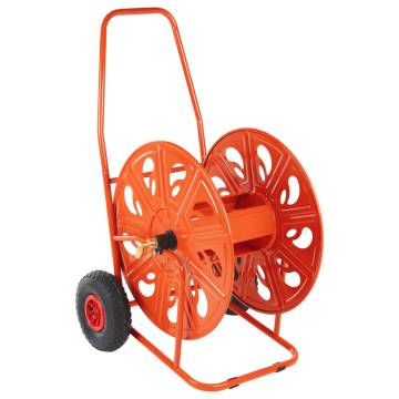 Hose Reel Cart for 140m 3/4" Hose - Durable Steel Design