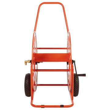 Hose Reel Cart for 140m 3/4" Hose - Durable Steel Design