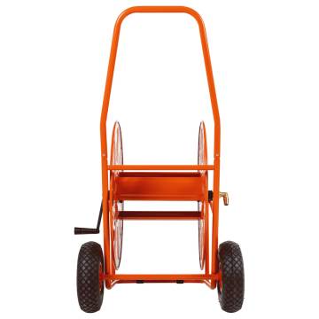 Hose Reel Cart for 140m 3/4" Hose - Durable Steel Design