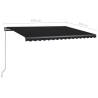 Freestanding Manual Retractable Awning 450x350 cm - Anthracite