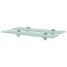 Floating Shelves 2 pcs Glass 50x10 cm 8 mm Colour transparent Size 50 x 10 cm Quantity in Package 2 Number of Pieces 1 