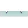 Stylish Floating Glass Shelves - 50x10 cm – 2 Pcs