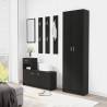 Stylish Black Hallway Wardrobe - 55x25x189 cm | HipoMarket