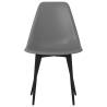 Stylish Grey Dining Chairs Set of 6 - Hipomarket UK