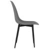 Stylish Grey Dining Chairs Set of 6 - Hipomarket UK