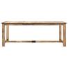 Elegant Solid Wood Mango Dining Table - 200x100 cm