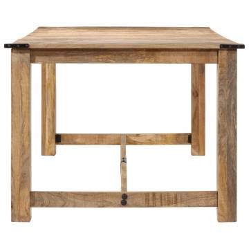 Elegant Solid Wood Mango Dining Table - 200x100 cm