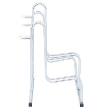 Bicycle Stand for 3 Bikes - Galvanised Steel | Hipo Market