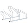 Bicycle Stand for 3 Bikes Floor Freestanding Galvanised Steel Colour silver Bicycle Capacity 3 Model polygon 