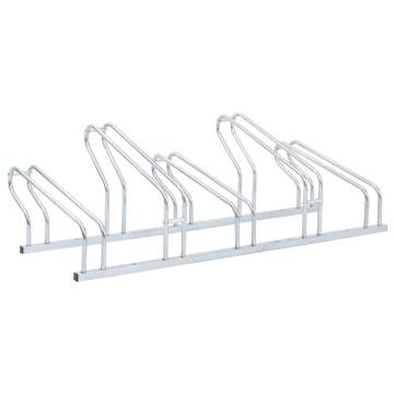 Bicycle Stand for 5 Bikes - Durable Galvanised Steel | HipoMarket