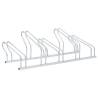 Bicycle Stand for 5 Bikes Floor Freestanding Galvanised Steel Colour silver Bicycle Capacity 5 Model polygon 