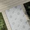 Outdoor Carpet Grey 80x250 cm PP Colour stripe grey Size 80 x 250 cm Quantity in Package 1 