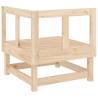 Garden Corner Sofa Solid Wood Pine - Stylish Outdoor Seating