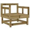 Garden Chairs 2 pcs - Impregnated Wood Pine | HipoMarket