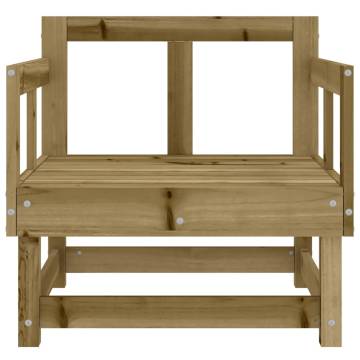 Garden Chairs 2 pcs - Impregnated Wood Pine | HipoMarket