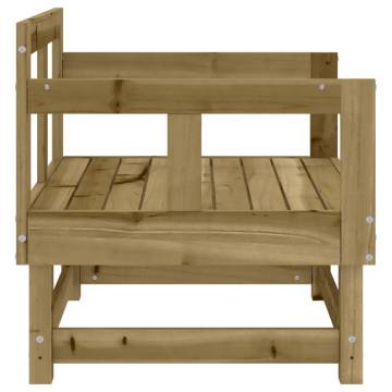 Garden Chairs 2 pcs - Impregnated Wood Pine | HipoMarket