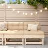 Garden Middle Sofas 2 pcs Solid Wood Pine Colour natural pine Quantity in Package 1 Model middle sofa (2 pcs) 