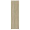 Compact Hallway Wardrobe Sonoma Oak - 55x25x189 cm