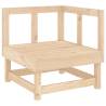 3 Piece Garden Lounge Set - Solid Wood Pine for Outdoor Relaxation