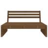 Garden Middle Sofa Honey Brown 120x80 cm | Solid Pine Wood