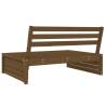 Garden Middle Sofa Honey Brown 120x80 cm | Solid Pine Wood