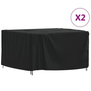 Waterproof Garden Furniture Covers - 2 pcs 125x125 cm