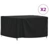 Garden Furniture Covers 2 pcs 125x125x74 cm 420D Oxford Fabric Size 125 x 125 x 74 cm Quantity in Package 1 