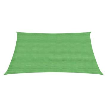 Light Green Sunshade Sail 3x3m HDPE - 90% UV Protection