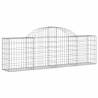 Arched Gabion Baskets 11 pcs - Durable Garden Barriers