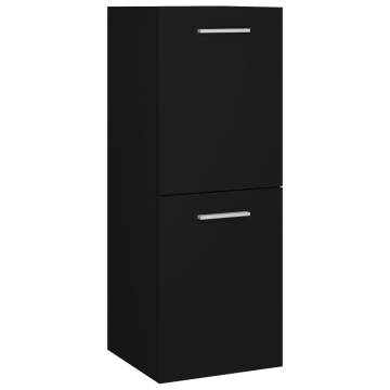 Stylish Black Bathroom Furniture Set - Create Extra Storage