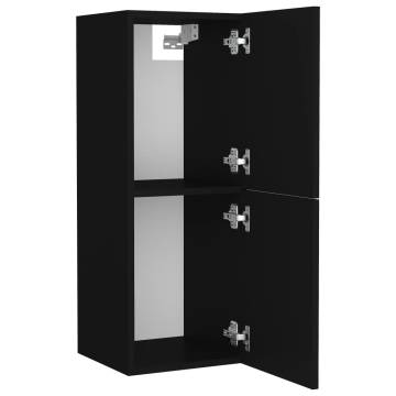 Stylish Black Bathroom Furniture Set - Create Extra Storage