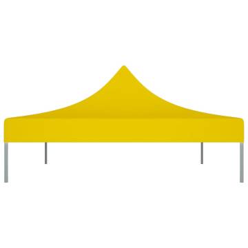 Yellow Party Tent Roof 4.5x3m - Durable & UV Resistant