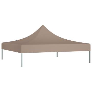 Party Tent Roof 2x2m Taupe - Durable & Weather Resistant