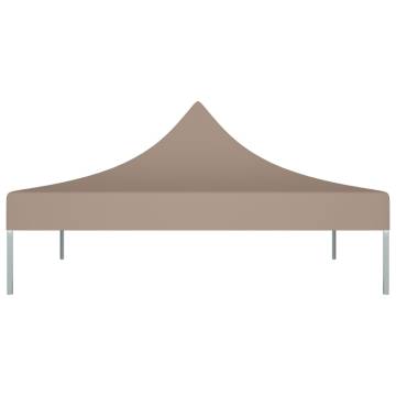 Party Tent Roof 2x2m Taupe - Durable & Weather Resistant